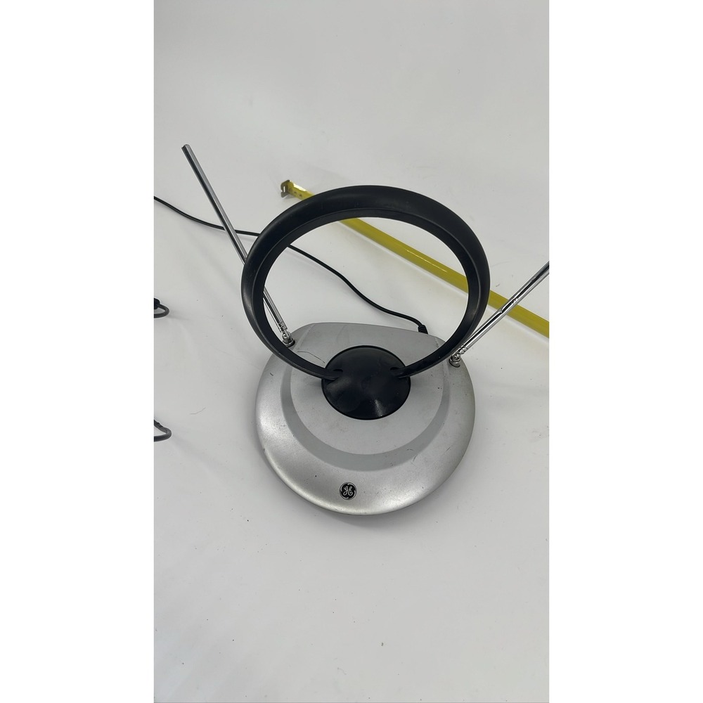 GE Indoor Loop Rabbit Ears Antenna 4K 1080P HD VHF UHF